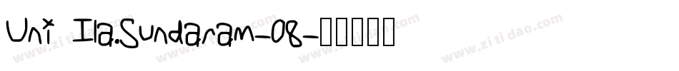 Uni Ila.Sundaram-08字体转换